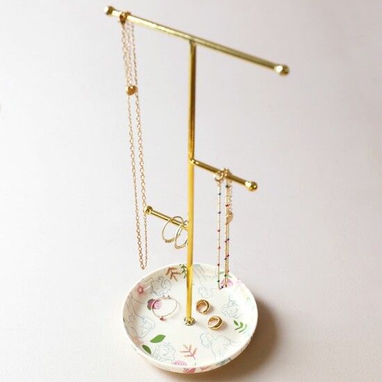 Women Trinket Dish with Stand