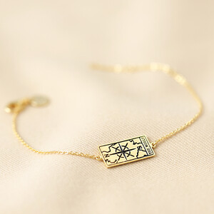 The World Tarot Bracelet in Gold