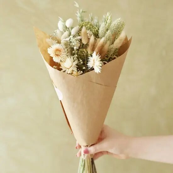 Natural Dried Flower Bouquet - UK Only