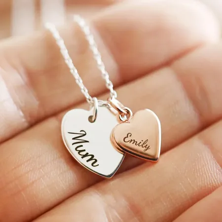 Blackened Engraved Jewellery