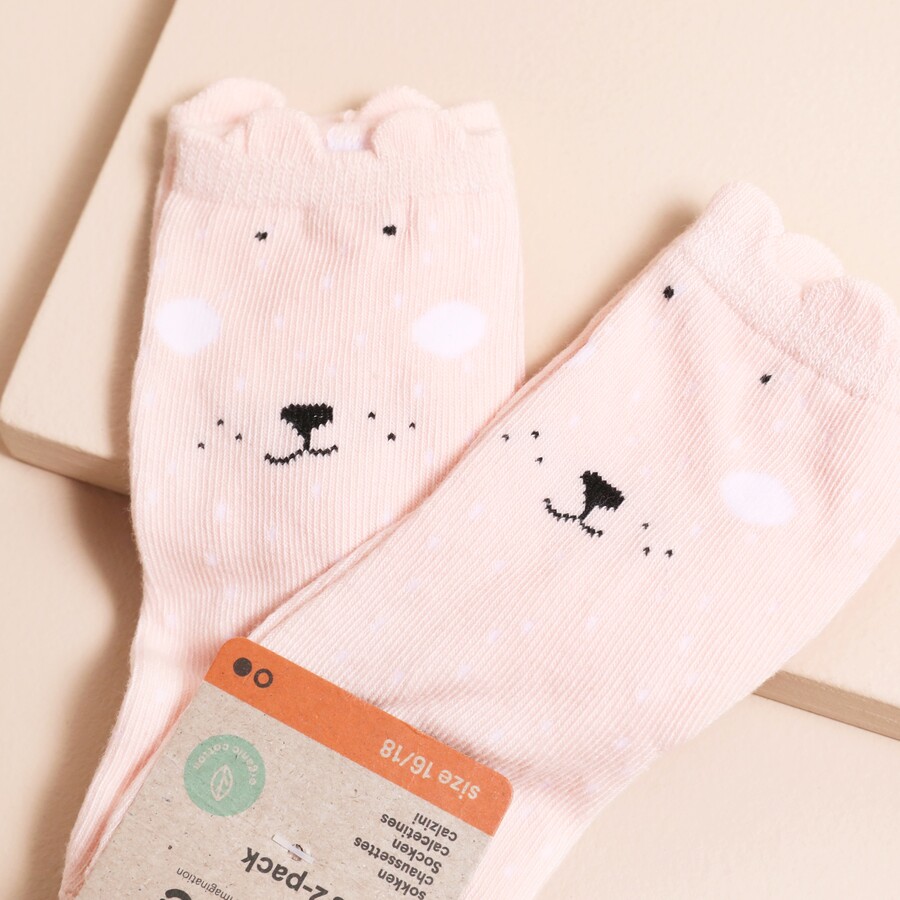 These Sweet Bunny Socks are Ideal for Gifting to a Newborn Baby Girl for Her to Grow Into at a Later Date