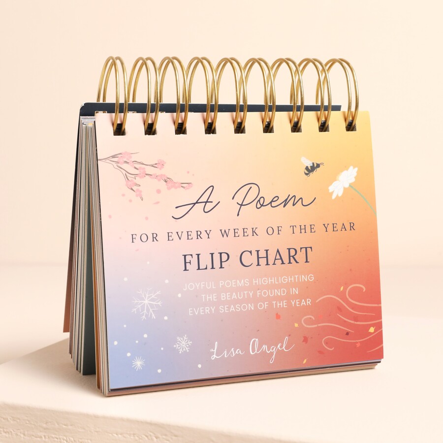 This uplifting poetry flip chart is full of positive poems to get a loved one through each season of their grief