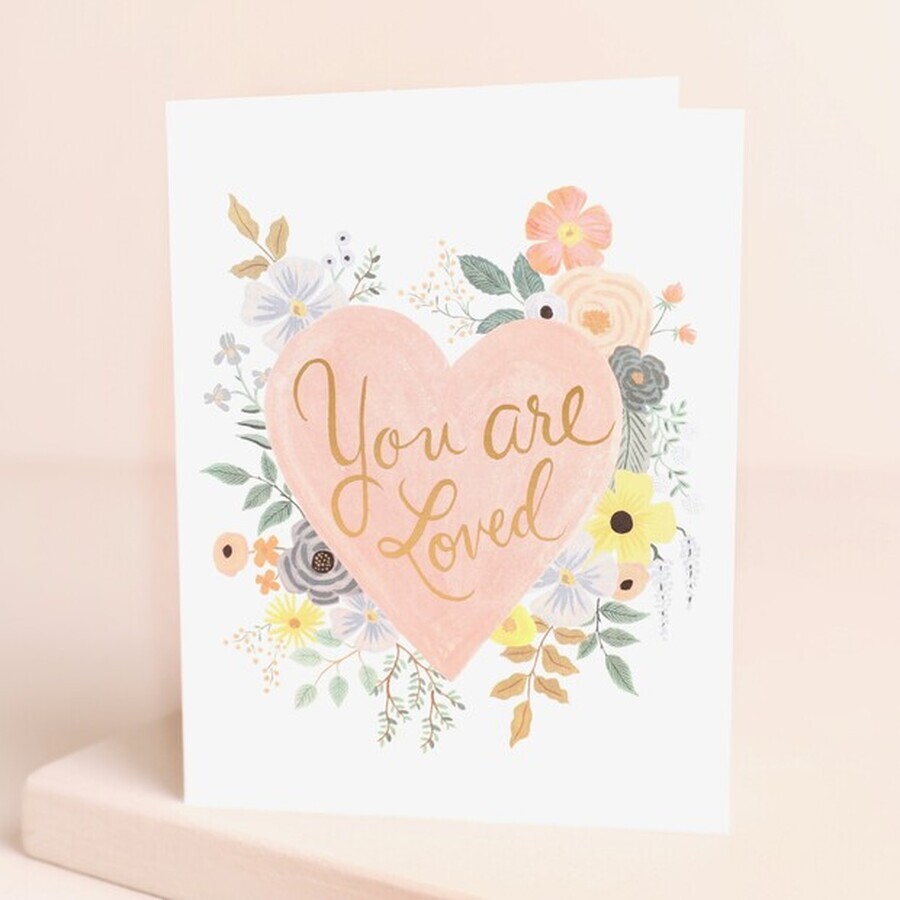 Rifle Paper Co. You are Loved Card Greetings Card