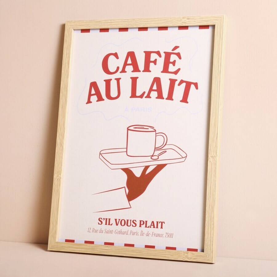 Proper Good Café Au Lait A4 Print