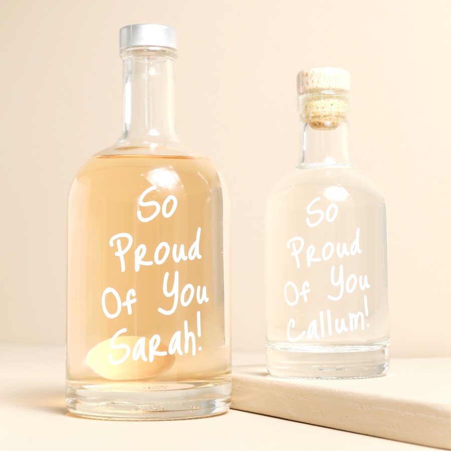Personalised Name So Proud of You Gin