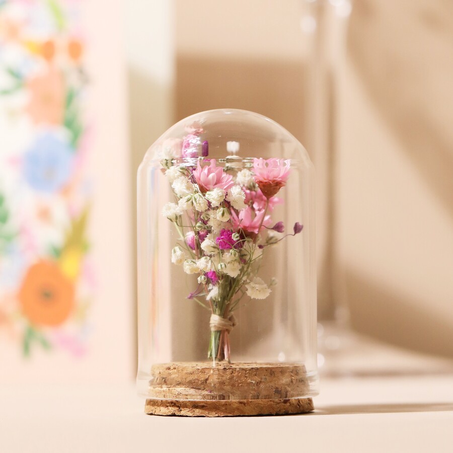 This Sweet Dried Flower Posy Decoration is Perfect for Adding a Dash of Colour and Texture to a Smaller Space