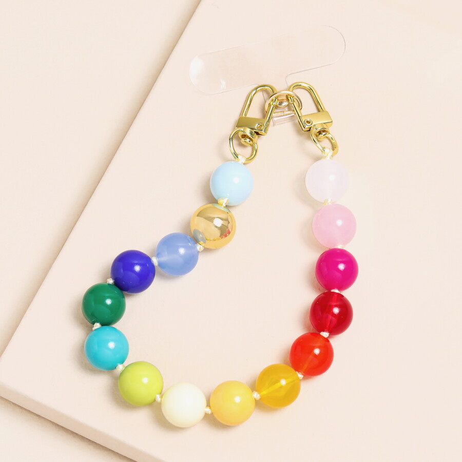 This Fun Rainbow Phone Chain is Ideal for Gifting to Teens or Fashion Accessory Lovers for Easter