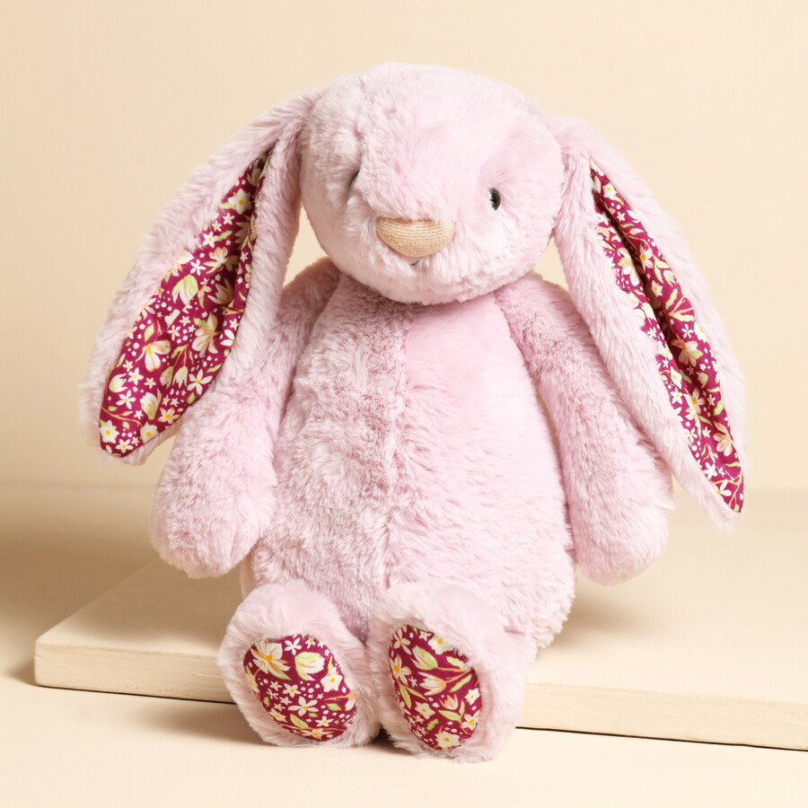 This Adorable Lilac Bunny Plushie is Perfect for Gifting to a Little Girl Who's Turning One