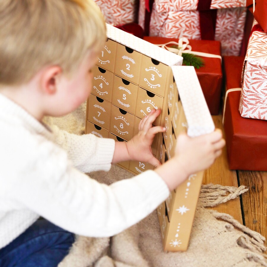 Personalised Fill Your Own Gingerbread Bakery Advent Calendar