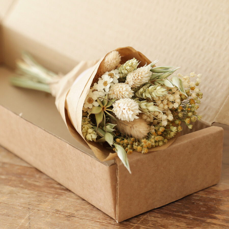 Natural Dried Flower Letterbox Posy