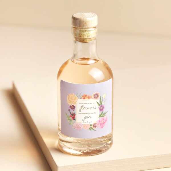 200ml I Was Going To Buy You Flowers Pink Gin is the Perfect Gift to a Mother of the Bride from the Groom