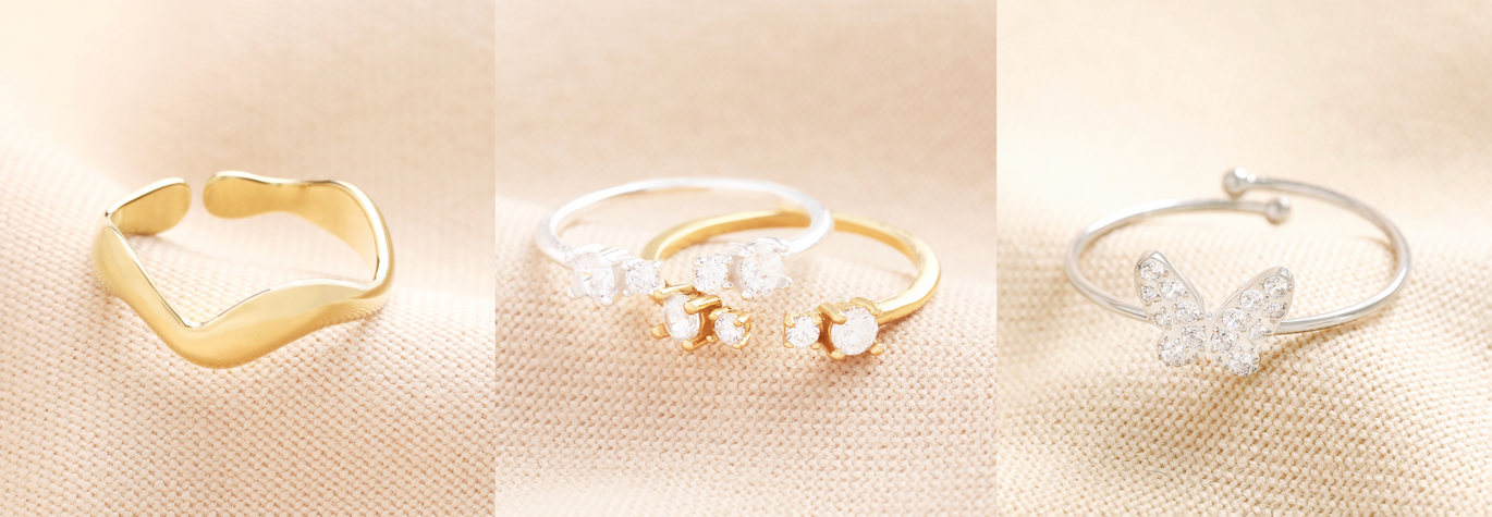 Shop Our Adjustable Rings for an Easy Way to Accessorise Without Knowing the Ring Size