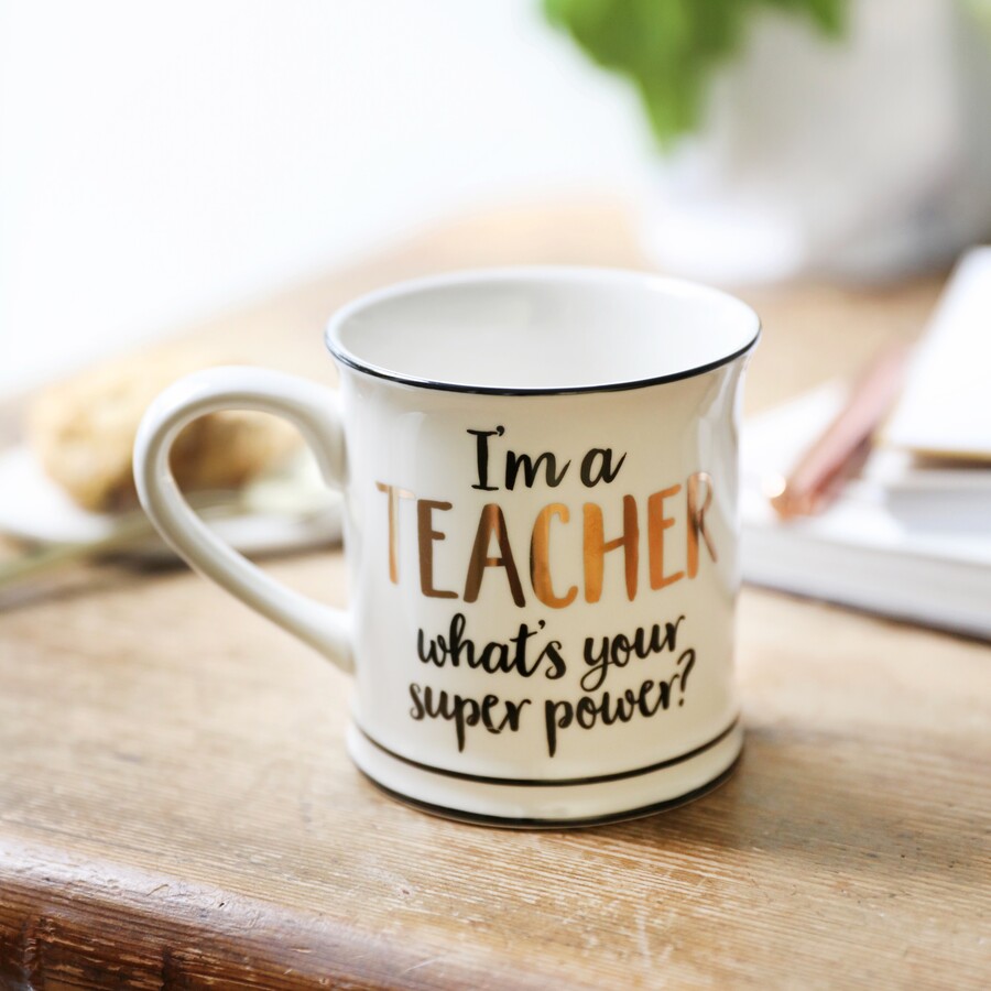 This Quirky Mug is Ideal for Gifting to a Super Teacher Who Loves Their Morning Cuppa