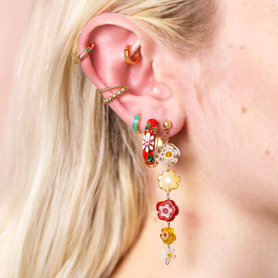 Add a Splash of Colour to Your Curated Ear Look Through Enamel, Cloisonne and Millefiori Earrings