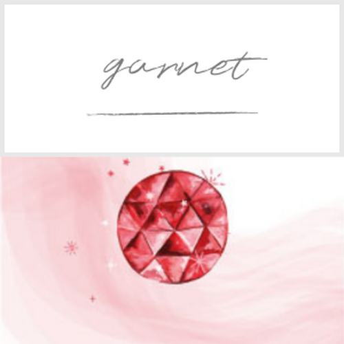 Garnet is the Birthstone for January Birthdays