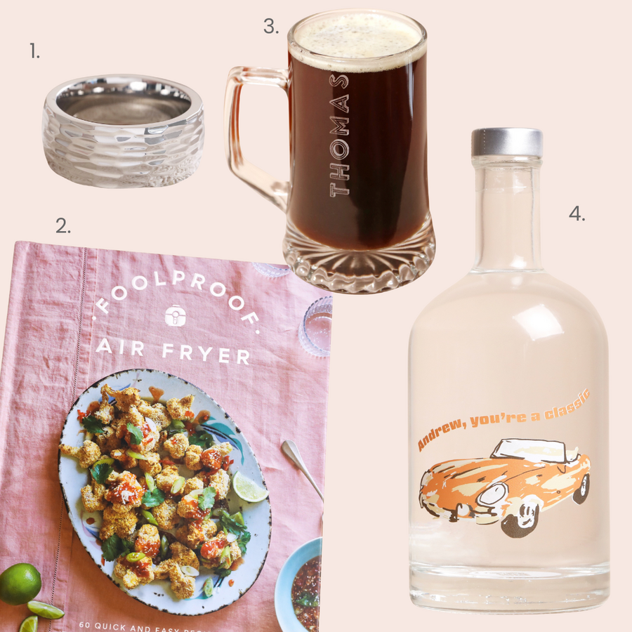 Explore a Great Range of Gifts for Husbands, From Personalised Pint Glasses to Handy Recipe Books