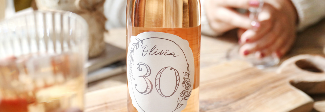 This Bottle of Milestone Birthday Wine is Great for Wishing a Happy 30th Birthday to a Special Someone
