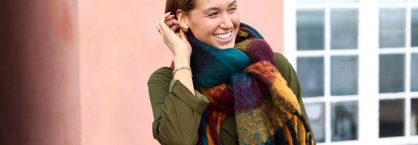 Explore our Warm Shop for Stunning Scarves, Gorgeous Gloves, and Beautiful Beanies to Help you Keep Warm and Wonderfully Wintry This Season
