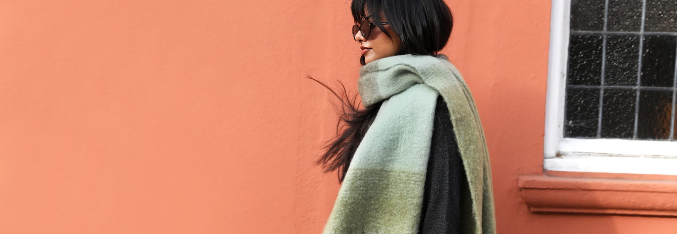 Explore Our Accessories Range to Find Stunning Scarves Suitable for Looking Cosy and Cool Through Autumn and Winter