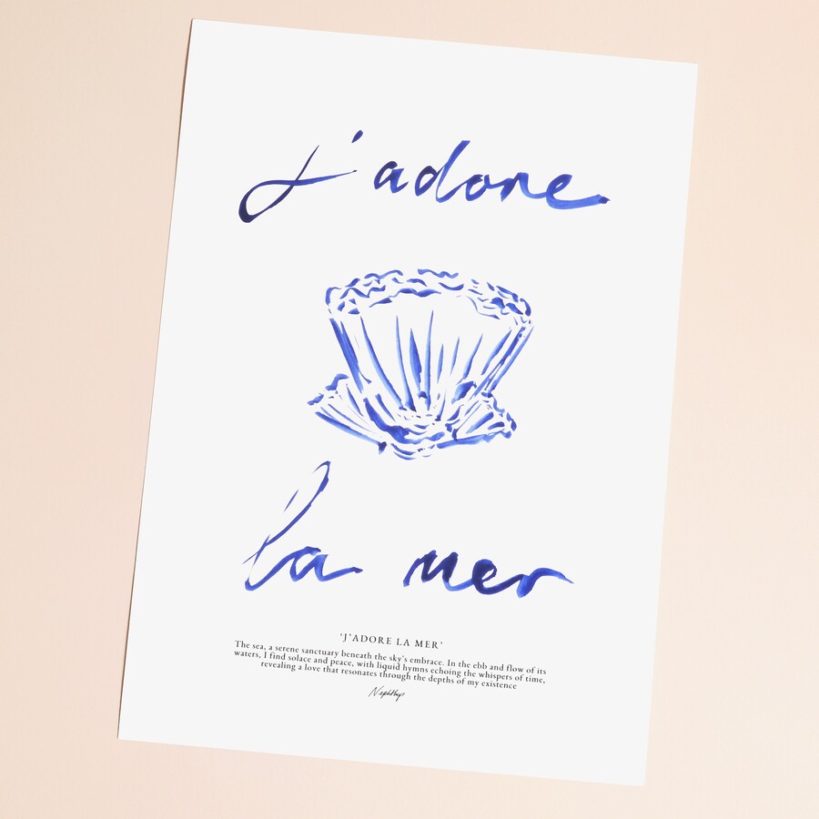 This Stunning Print is Perfect for Gifting to Ocean Loving Cancerians who Take Pride in Their Home Decor