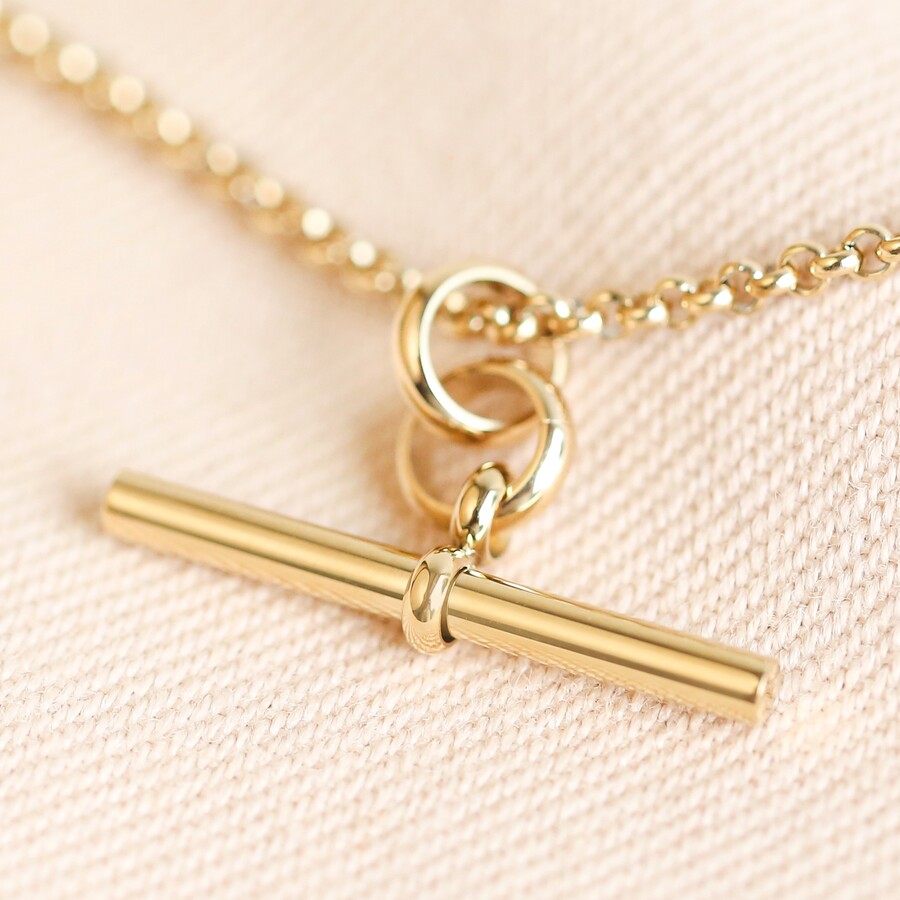 This Timeless T Bar Necklace is Statement Enough that it Packs Impact Alone But Small Enough That it Can Be Easily Stacked With Other Pieces