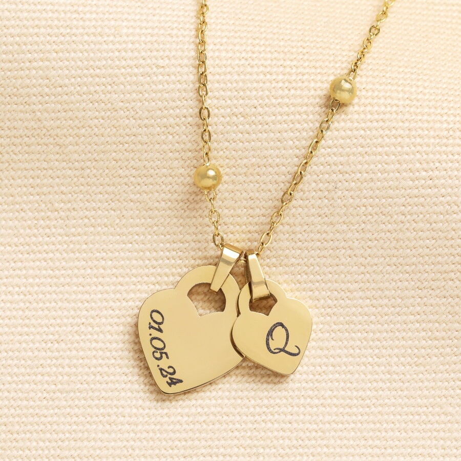 This Sentimental Gold Necklace is Perfect for Gifting to Your New Fiance to Signify Your Engagement