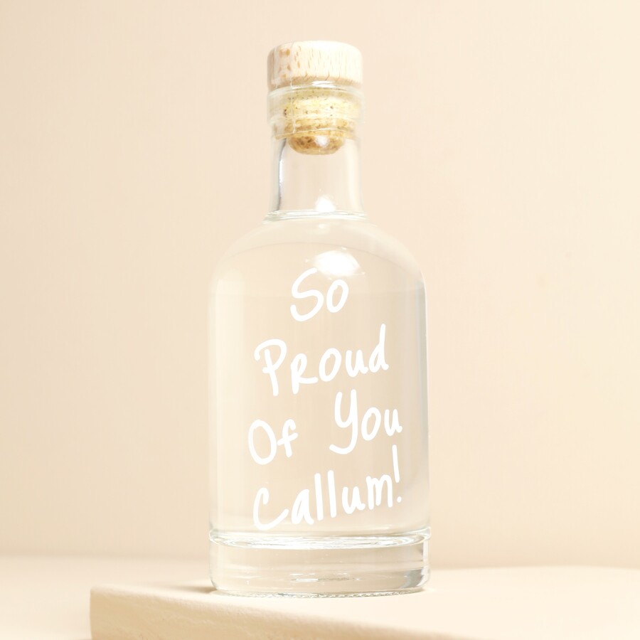 Personalised Name So Proud of You Gin