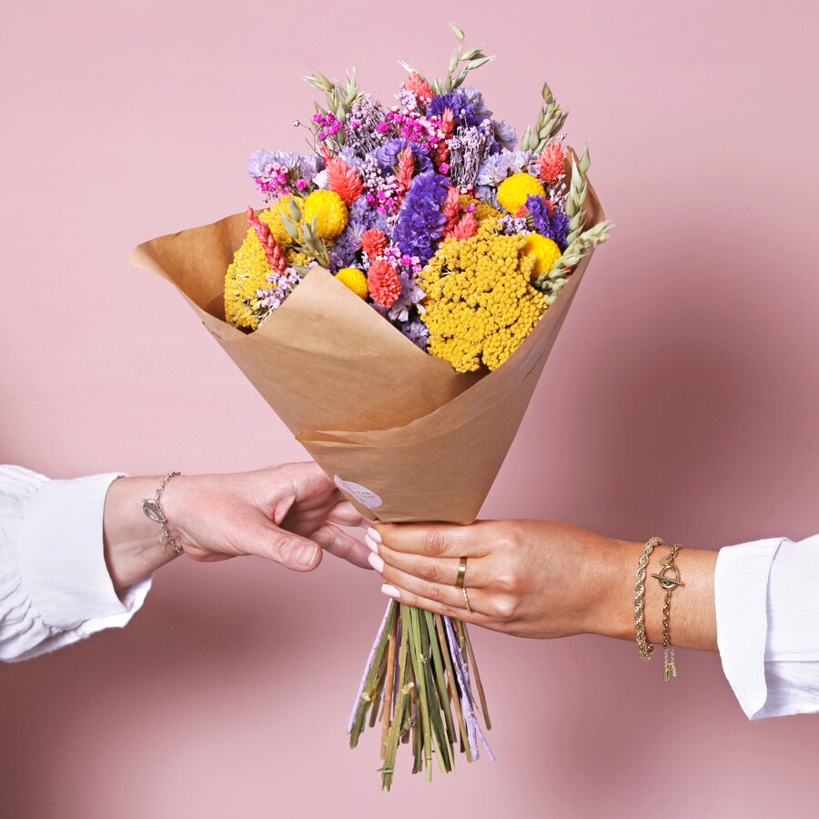 Personalised Token Dried Flower Bouquet