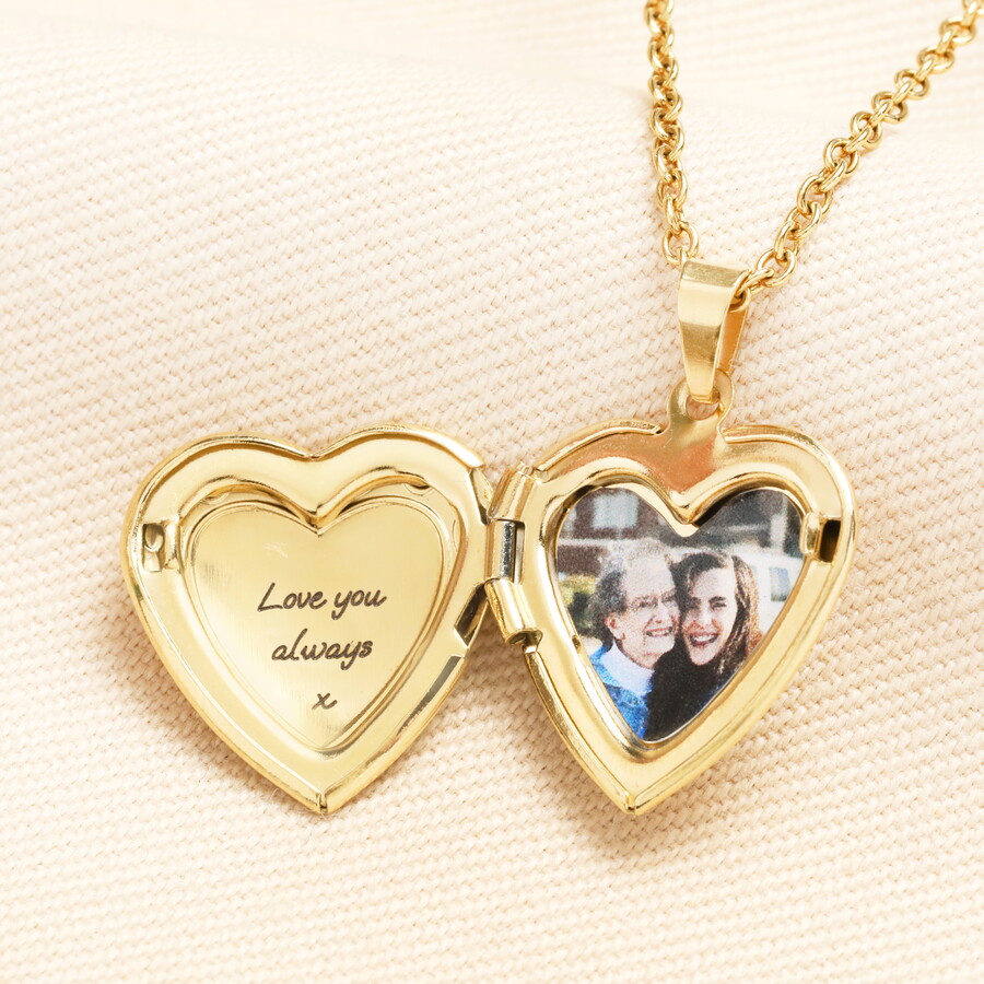 This sweet locket features a meaningful photograph and gives your kids grandmother something sweet to treasure