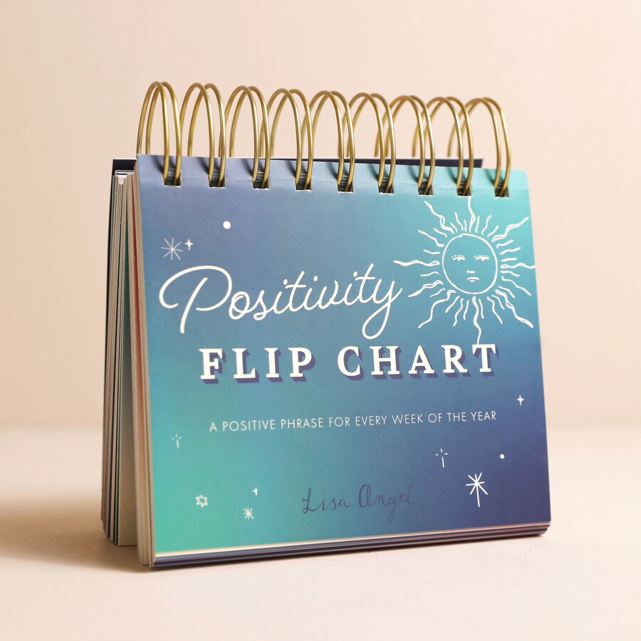 This flip chart is the perfect positivity gift option for a spiritual Scorpio