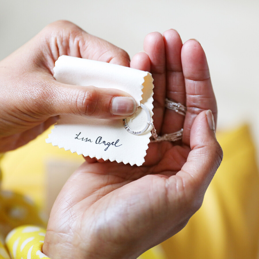 Our Jewellery Polishing Cloth is Perfect for Keeping All Sterling Silver or Silver Plated Jewellery Tarnish Free