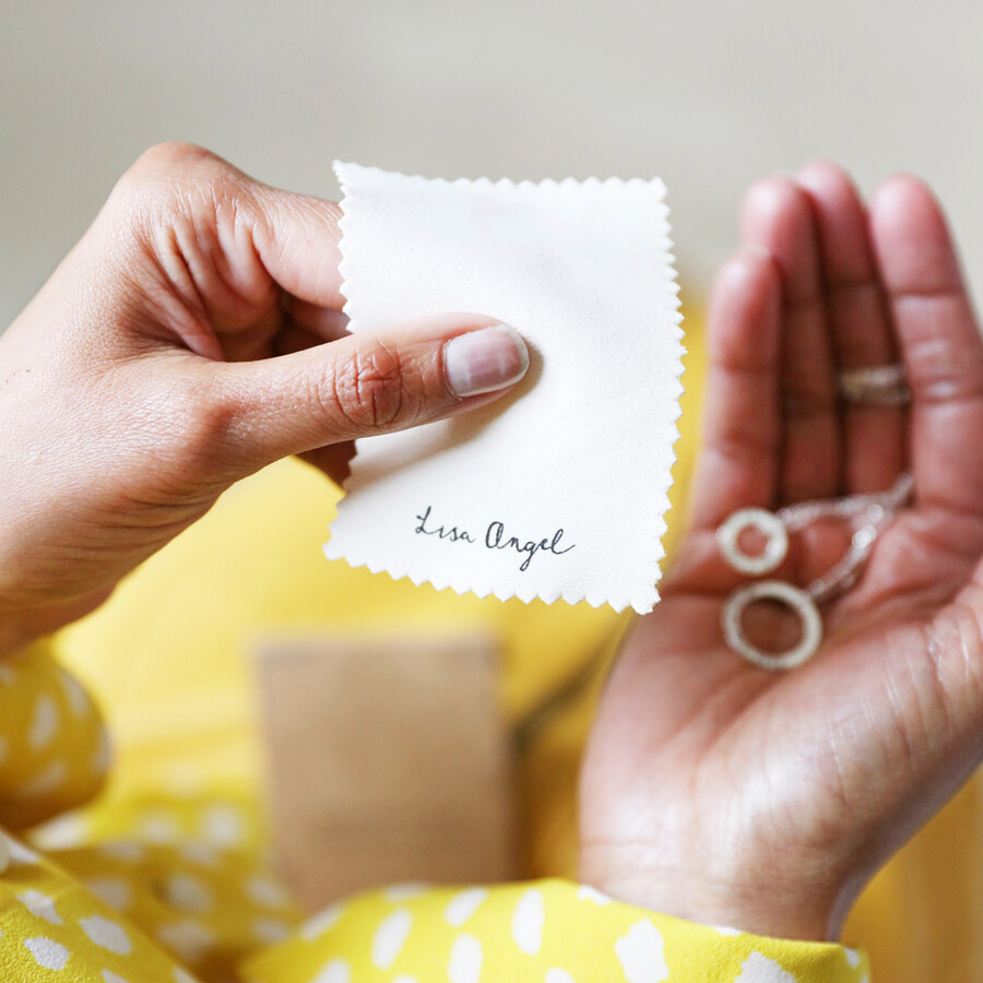 Our Jewellery Polishing Cloth is Perfect for Keeping All Sterling Silver or Silver Plated Jewellery Tarnish Free