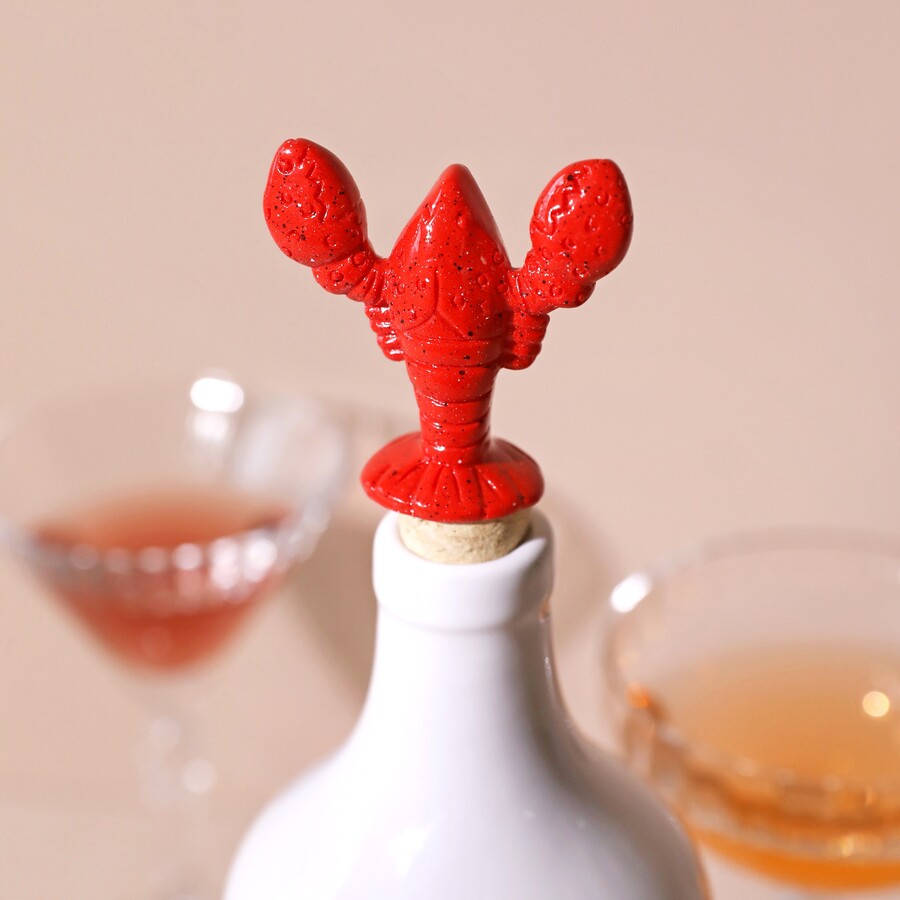 This Fun Lobster Bottle Stopper is Perfect for Adding Colour to Your Table