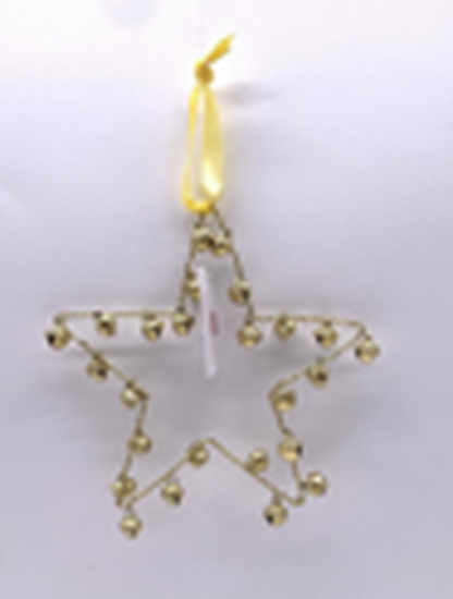Gold Bells Star Hanging Decoration