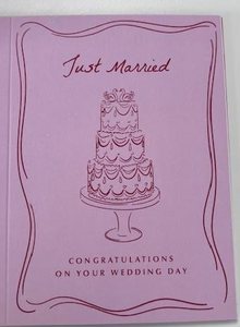 Wedding Cake Greetings Card