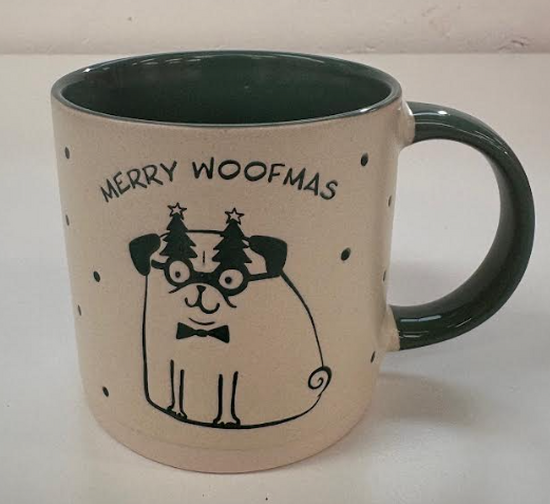 Ceramic Neutral Merry Woofmas Mug