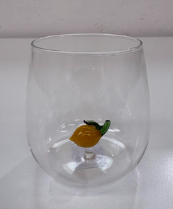 Glass Lemon Tumbler 
