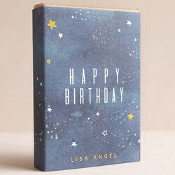 Starry Night Happy Birthday  Gift Box