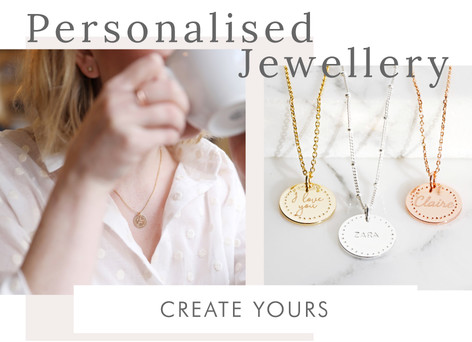 Personalised jewellery - Shop bespoke jewellery >>