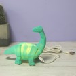 Boys House of Disaster Mini Green LED Diplidocus Dinosaur Lamp at Lisa Angel