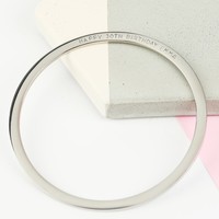 Personalised Stainless Steel Bangle