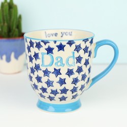 Sass & Belle Bohemian Stars 'Dad' Mug