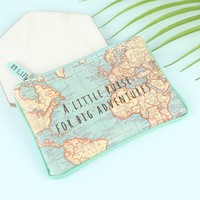Sass & Belle 'Big Adventures' Map Purse