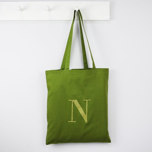 Personalised best sale initial bag