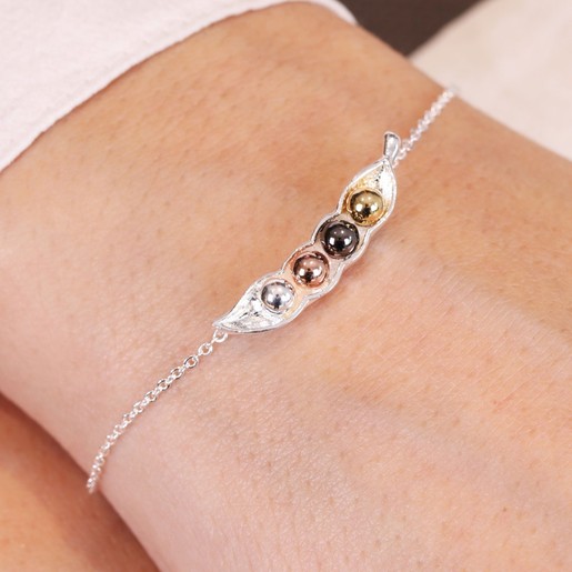 Lisa Angel Peas in a Pod Bracelet on Model