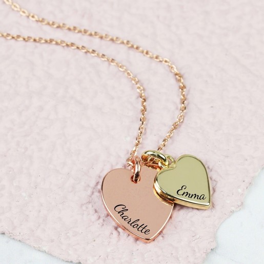 Personalised Small Heart Charm | Lisa Angel