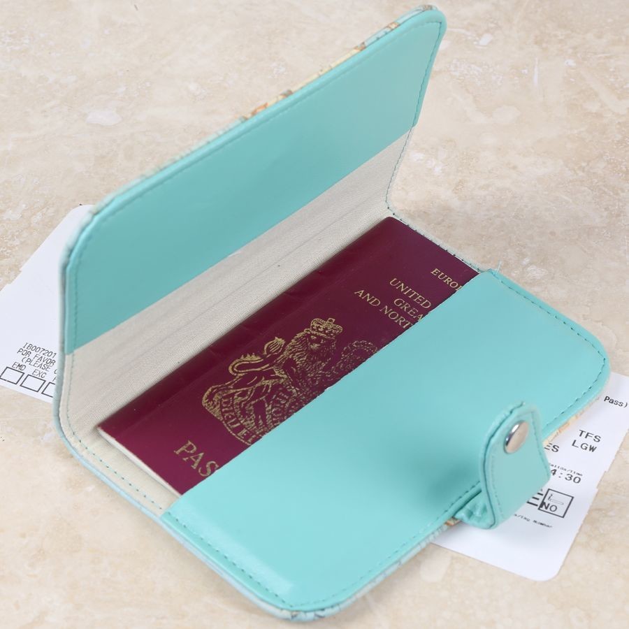 Map Print 'Time To Go Explore' Passport Cover | Travel Accessories ...