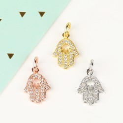 Hamsa Hand Bracelet Charm