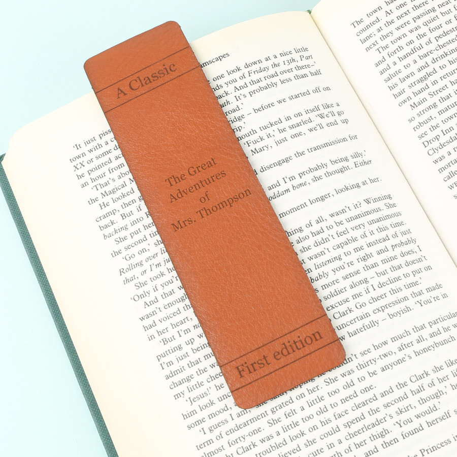 Personalised Leather Bookmark | Gifts | Lisa Angel