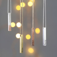 Personalised Bar Necklace